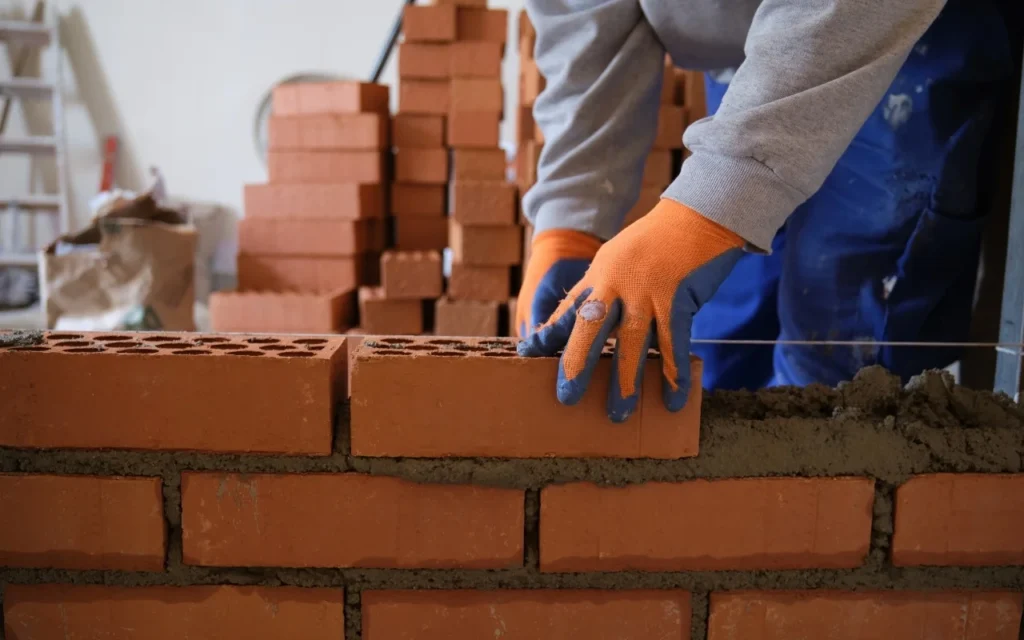 brick wall construction
