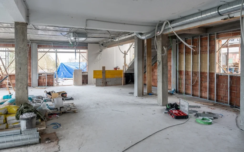 raw building construction